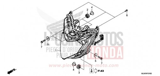 PROJECTEUR CB500XAJ de 2018